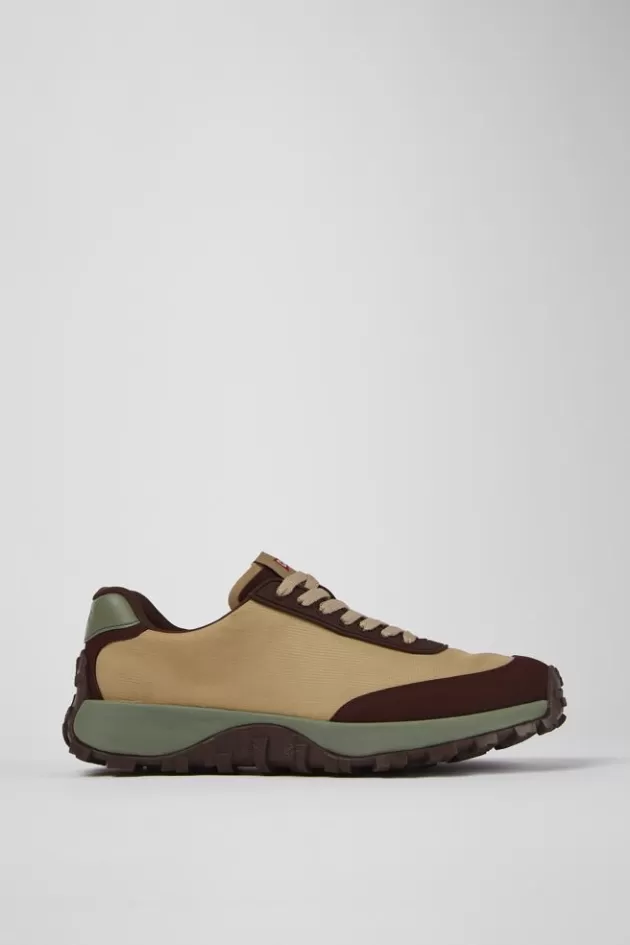 Cheap Camper Beige Herensneakers Van Gerecycled Pet En Nubuck