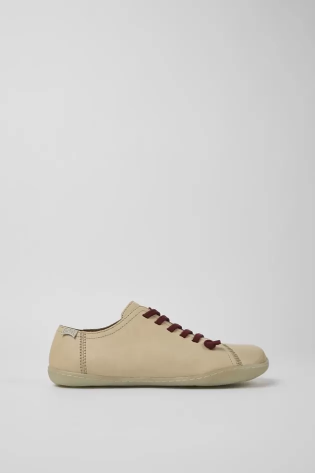 Flash Sale Camper Beige Leren Damesschoenen