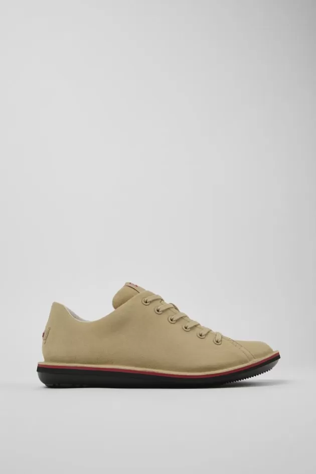 Best Sale Camper Beige Leren Schoen Voor Heren