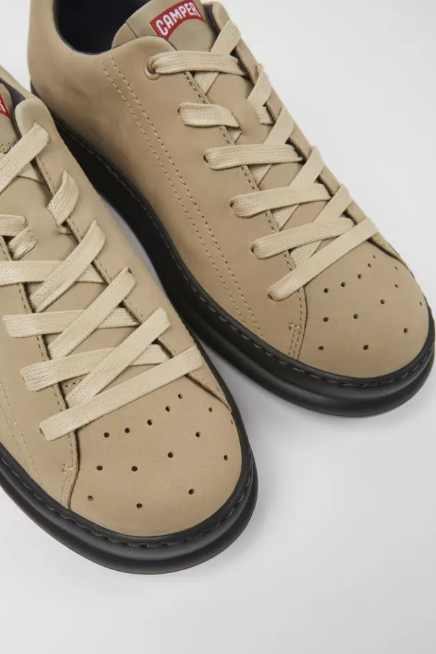 Flash Sale Camper Beige Nubuck Herensneakers