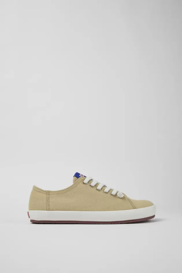 Fashion Camper Beige Textiel Sneaker Voor Dames