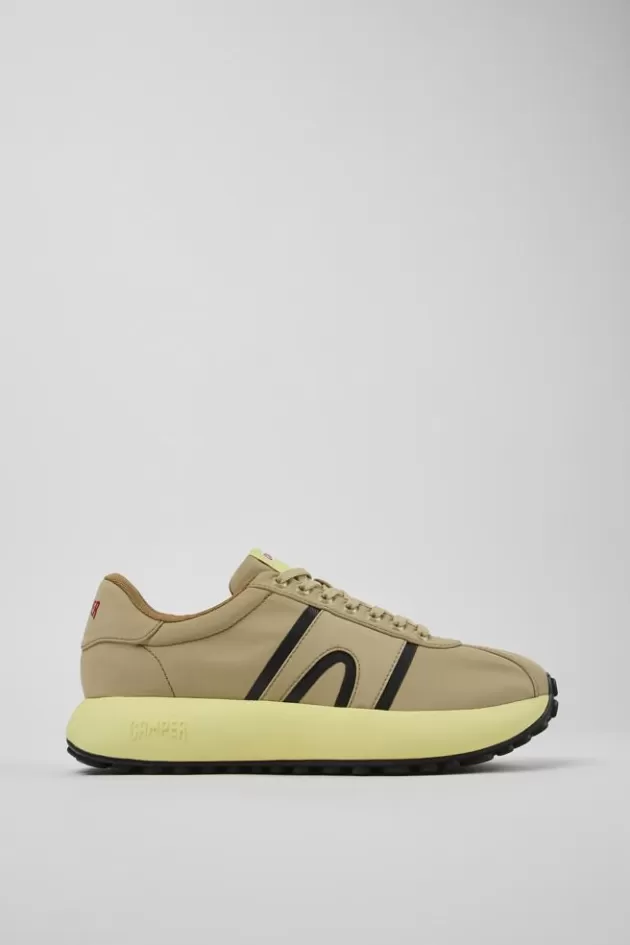 Flash Sale Camper Beige Textiel Sneaker Voor Heren