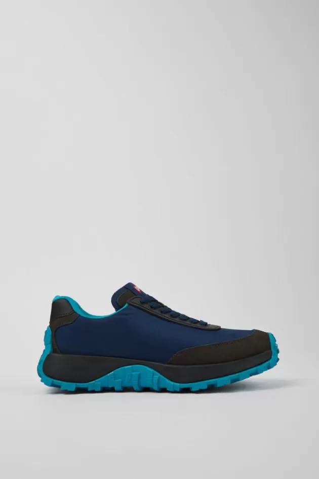 Fashion Camper Blauwe Damessneakers Van Gerecycled Pet En Nubuck