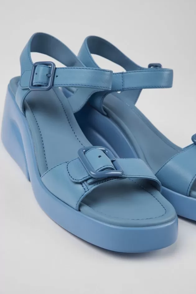 Fashion Camper Blauwe Leren Damessandalen