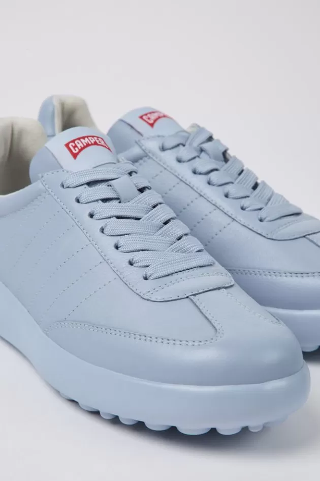 Cheap Camper Blauwe Leren Damessneakers