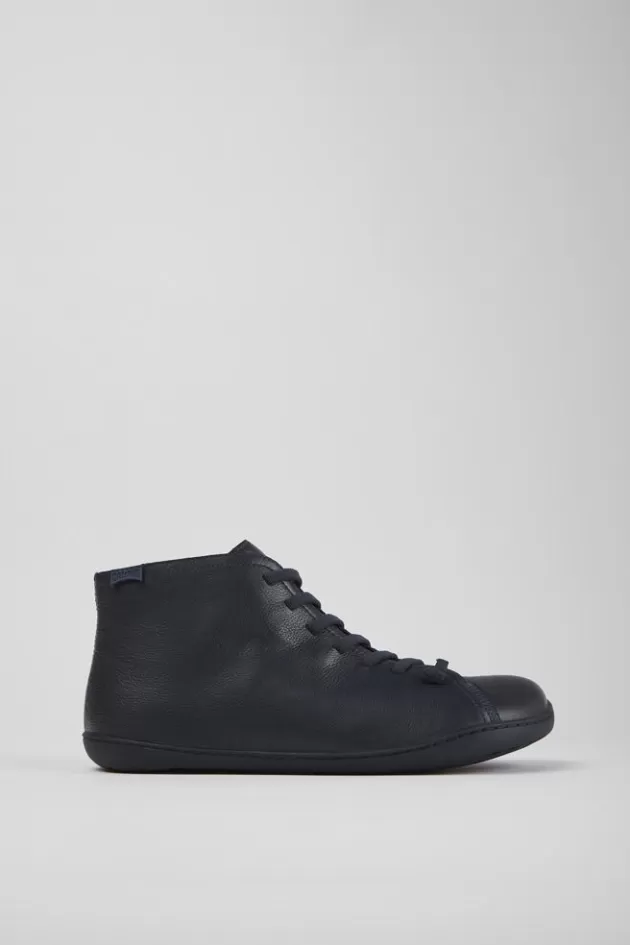 Fashion Camper Blauwe Leren Enkelboots Voor Heren