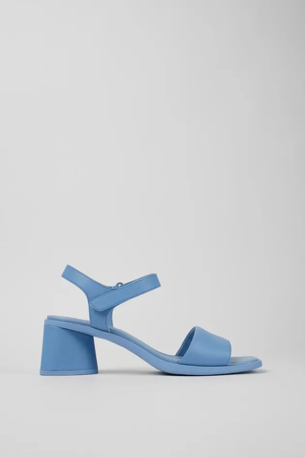 Sale Camper Blauwe Leren Haksandaal Voor Dames