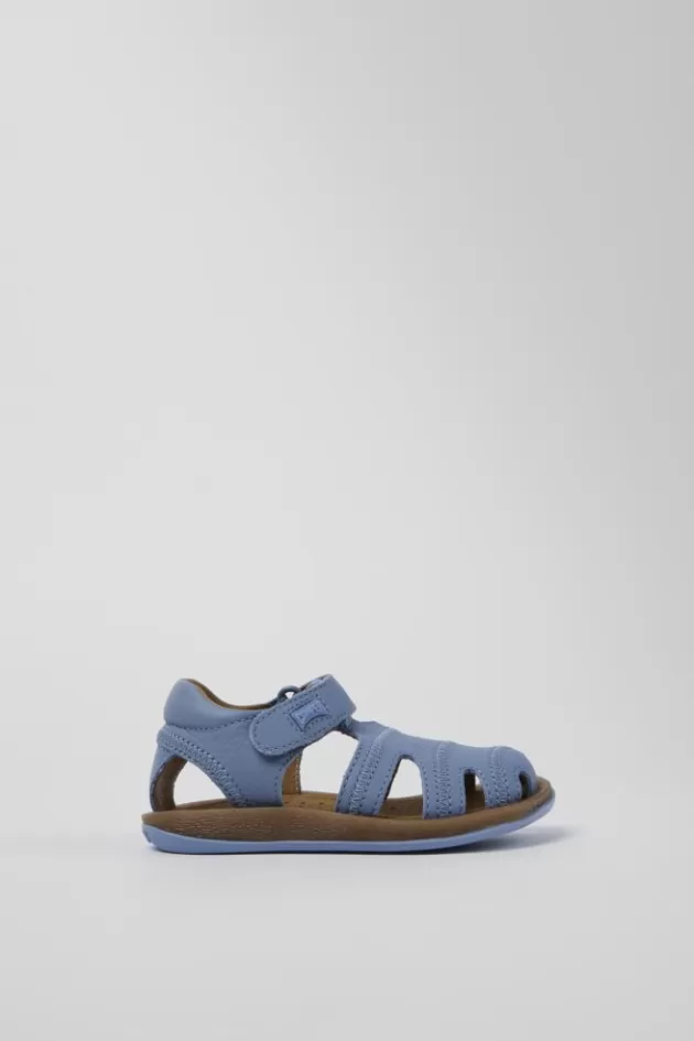 Outlet Camper Blauwe Leren Sandaal