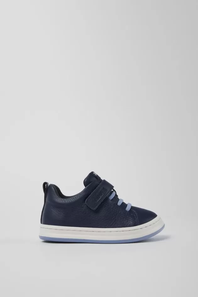 Sale Camper Blauwe Leren Sneaker