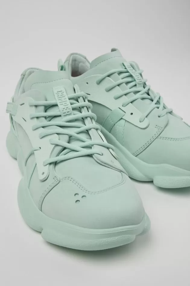 Discount Camper Blauwe Sneaker Van Nubuck/Textiel Voor Dames