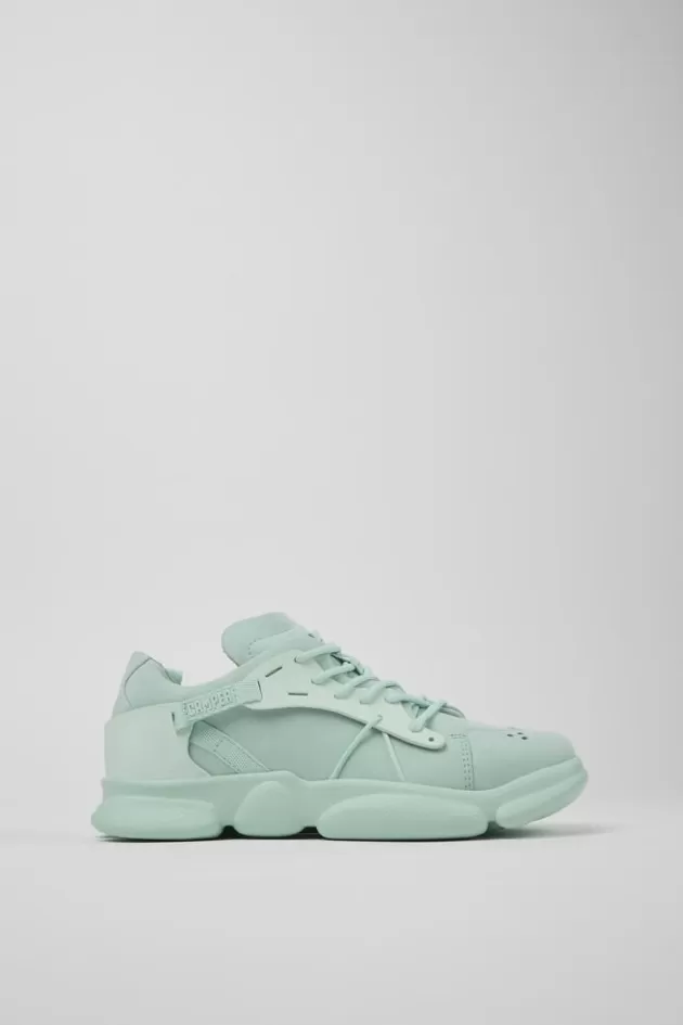 Discount Camper Blauwe Sneaker Van Nubuck/Textiel Voor Dames