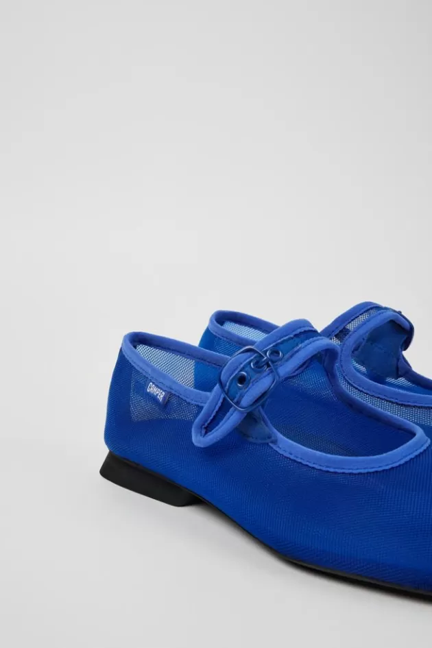 New Camper Blauwe Textiel Mary Jane-Schoen Voor Dames