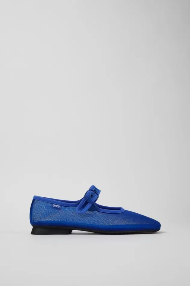 New Camper Blauwe Textiel Mary Jane-Schoen Voor Dames