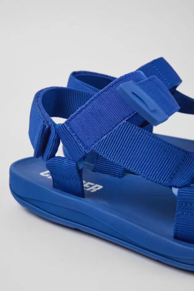 Fashion Camper Blauwe Textiel Sandaal Voor Heren