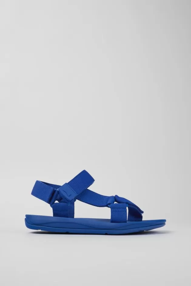 Fashion Camper Blauwe Textiel Sandaal Voor Heren
