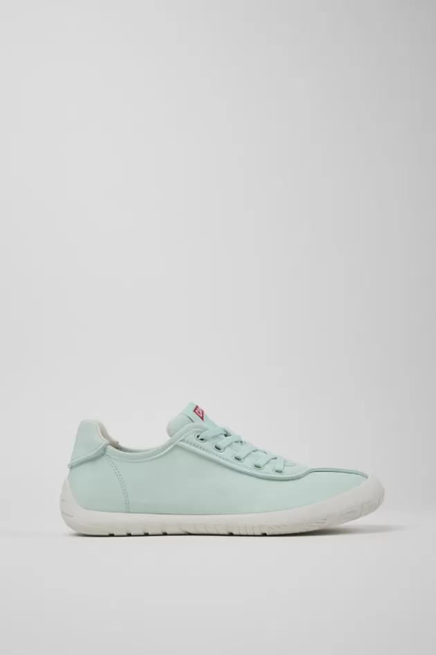 Clearance Camper Blauwe Textiel Sneaker Voor Dames