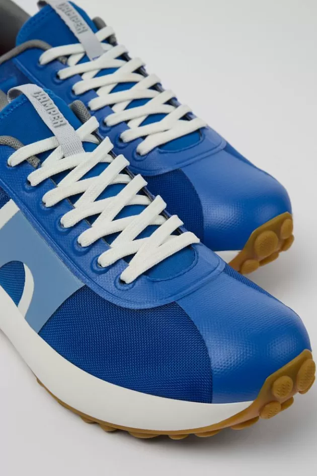 Fashion Camper Blauwe Textiel Sneaker Voor Heren