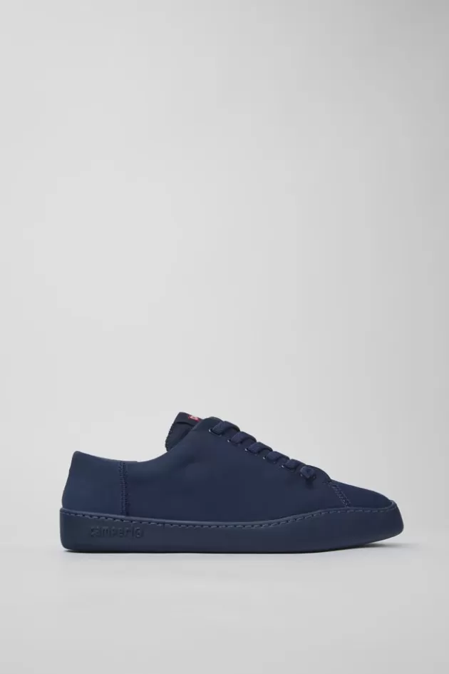Flash Sale Camper Blauwe Textiel Sneaker Voor Heren