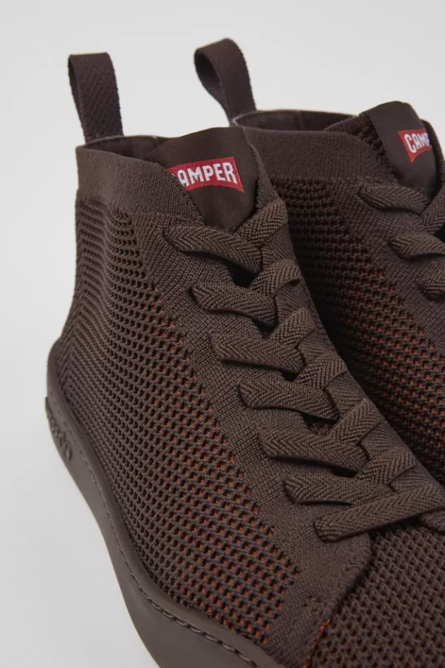 Store Camper Bordeaux Damessneakers, Aan Een Stuk Gebreid