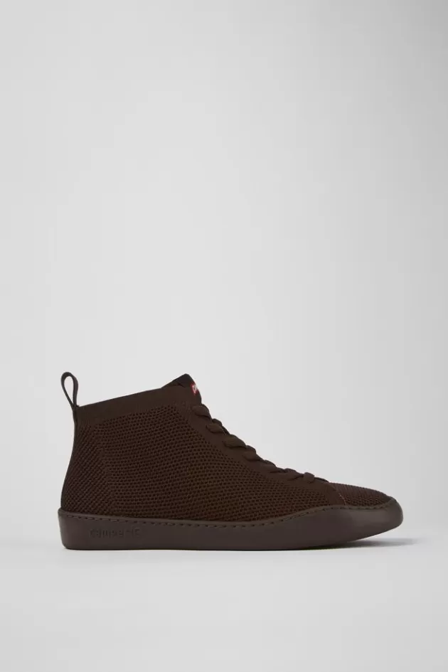 Hot Camper Bordeaux Herensneakers, Aan Een Stuk Gebreid