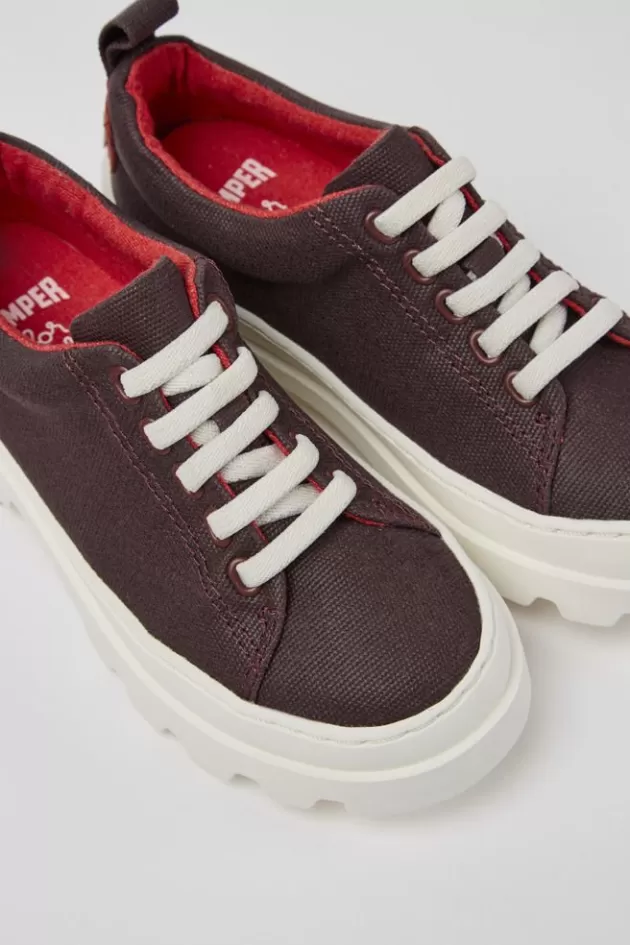 Online Camper Bordeaux Kinderschoenen Van Biologisch Katoen