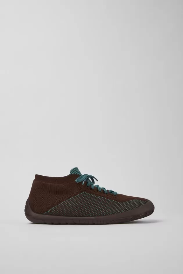 Store Camper Bordeaux Stoffen Damessneakers