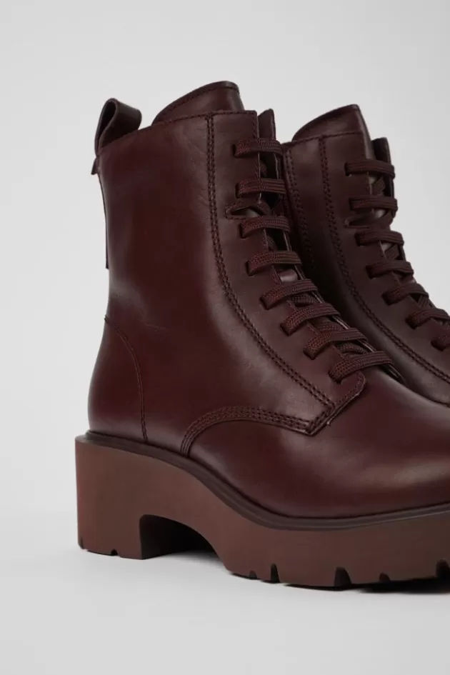 Hot Camper Bordeaux Veterboots Voor Dames