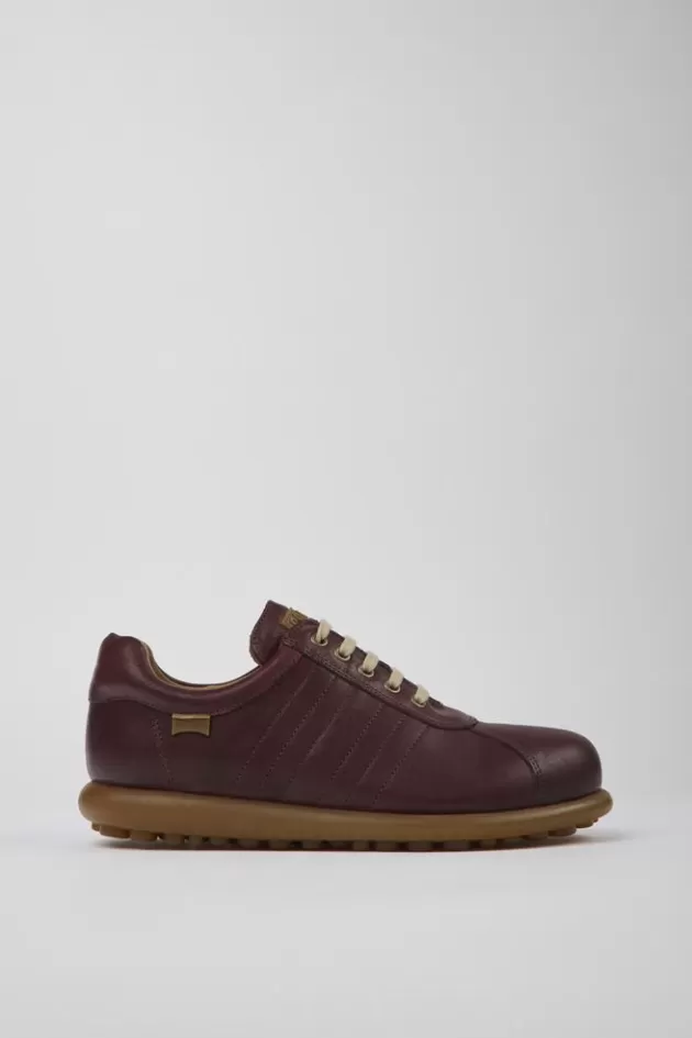 New Camper Bruine Herenschoenen Van Plantaardig Gelooid Leer