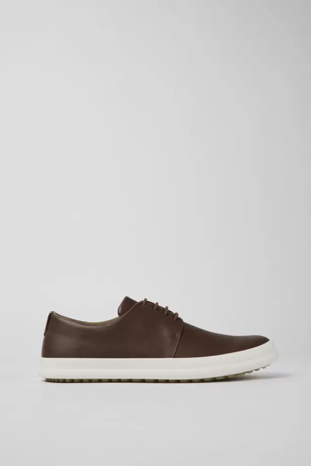 Hot Camper Bruine Leren Herenschoenen