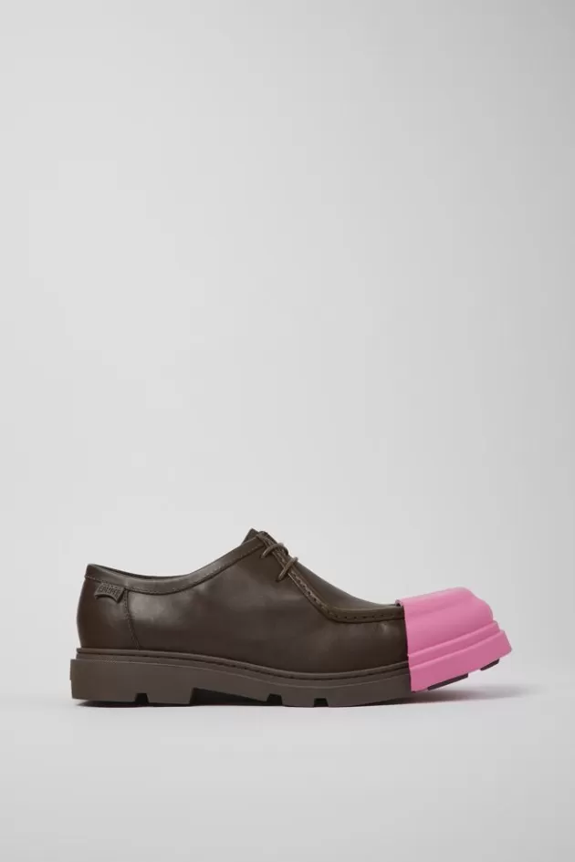 Hot Camper Bruine Leren Herenschoenen