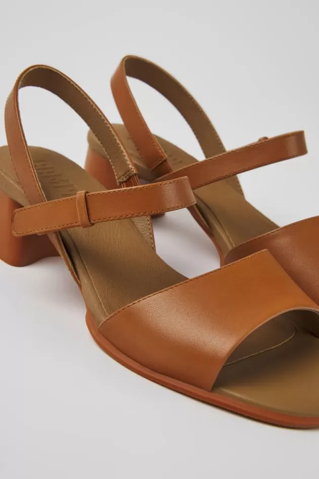 Sale Camper Bruine Sandalen Met Riempjes Voor Dames