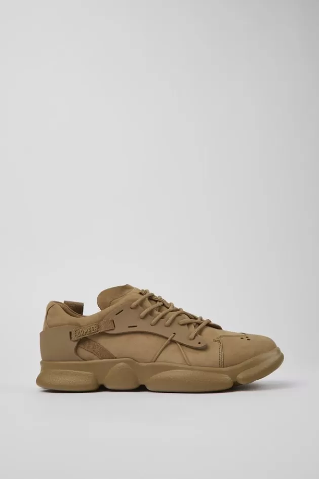 Hot Camper Bruine Sneaker Van Nubuck/Textiel Voor Heren
