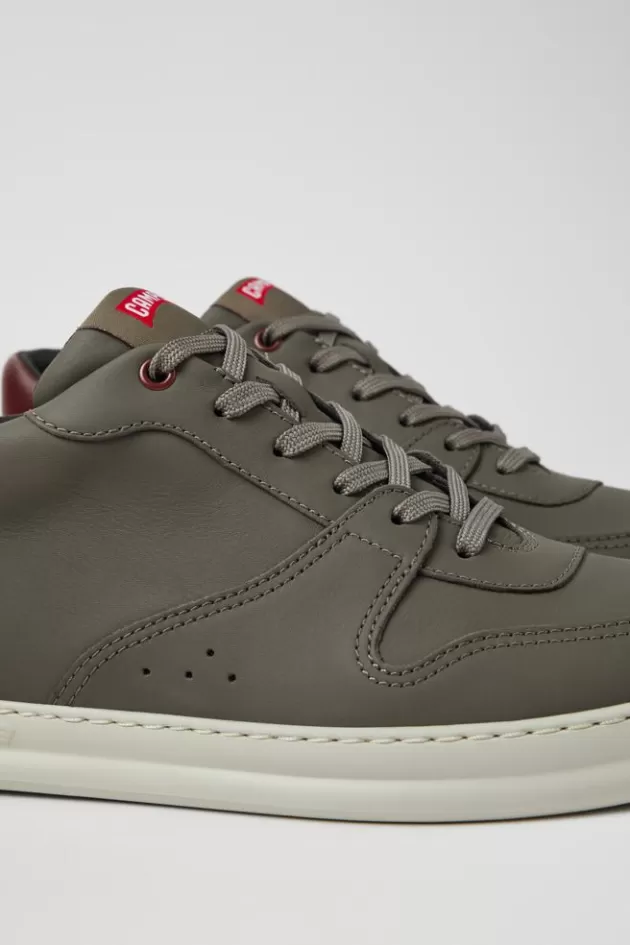New Camper Bruingrijze Enkelboots Voor Heren