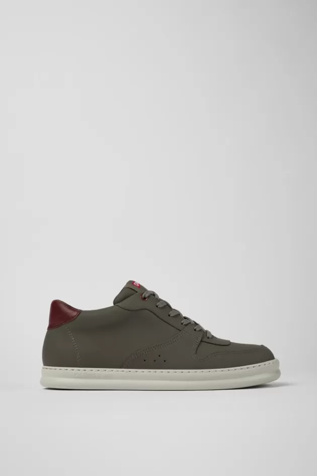 New Camper Bruingrijze Enkelboots Voor Heren