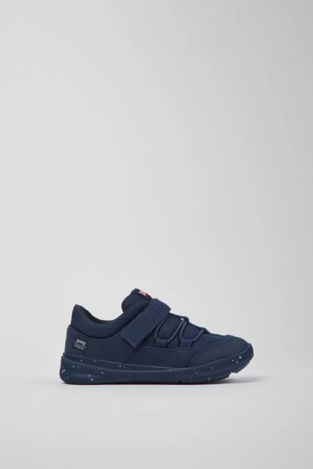 Sale Camper Donkerblauwe Stoffen Kinderschoenen