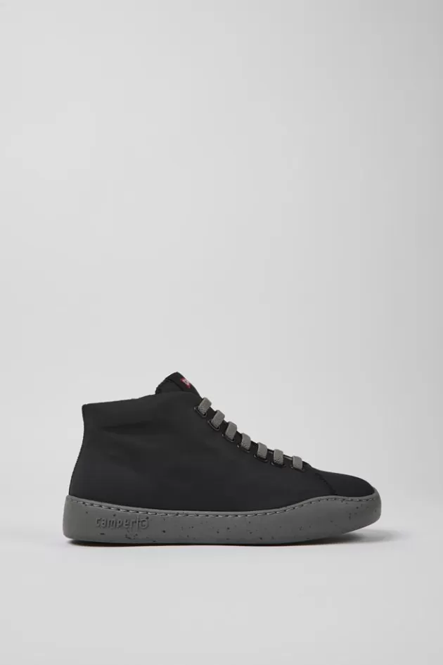 Best Sale Camper Enkellaarzen Voor Dames Van Zwart Textiel