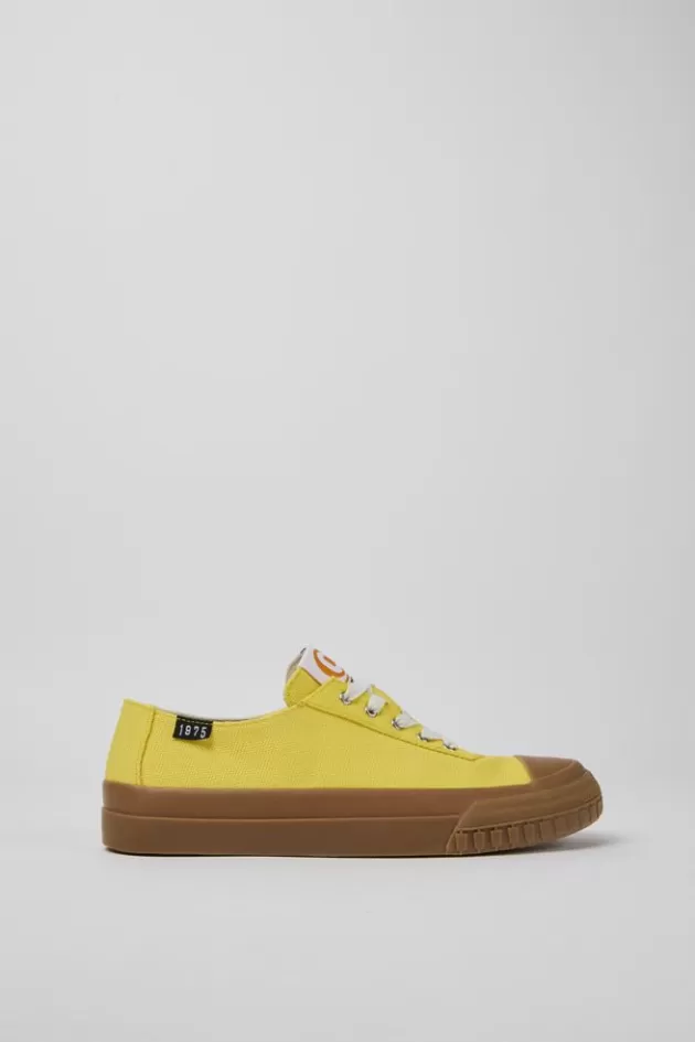 Clearance Camper Gele Damessneakers Van Gerecycled Katoen