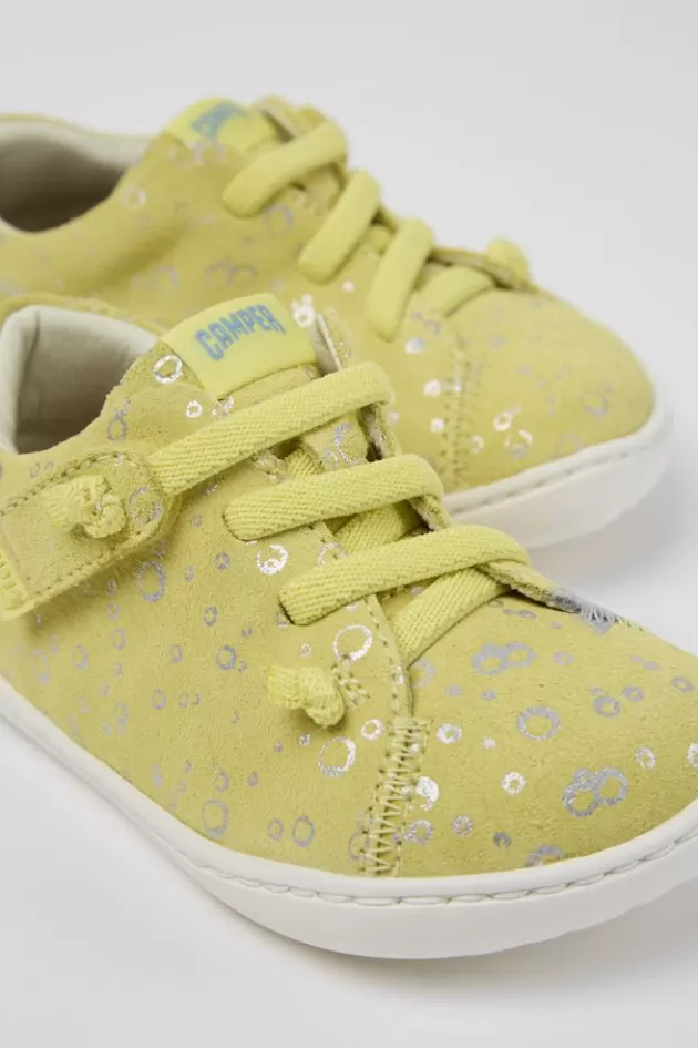 Flash Sale Camper Gele Nubuck Basketbalsneaker