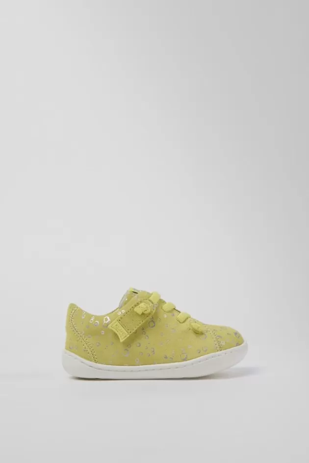 Flash Sale Camper Gele Nubuck Basketbalsneaker