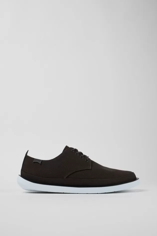 Outlet Camper Grijze Blucher Van Textiel/Nubuck Voor Heren