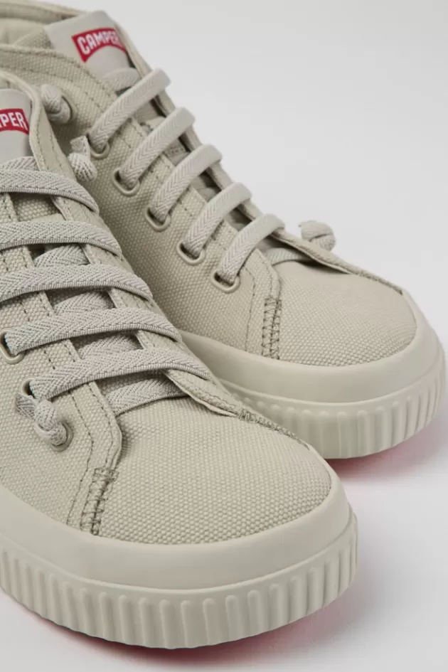 Cheap Camper Grijze Damessneakers Van Gerecycled Katoen