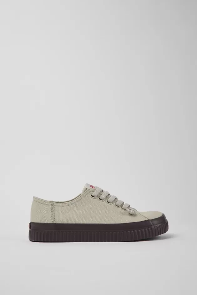 Best Camper Grijze Damessneakers Van Gerecycled Katoen