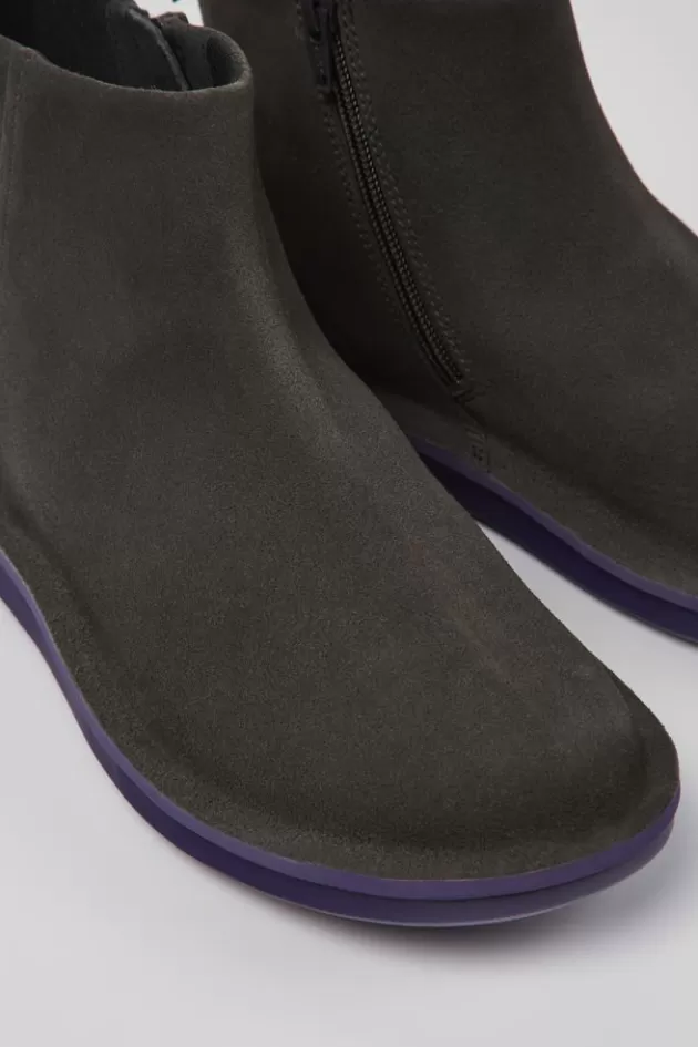 Sale Camper Grijze Enkellaarzen Voor Dames