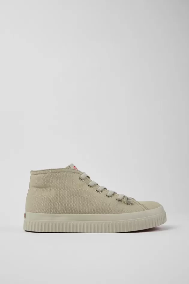 Sale Camper Grijze Herensneakers Van Gerecycled Katoen