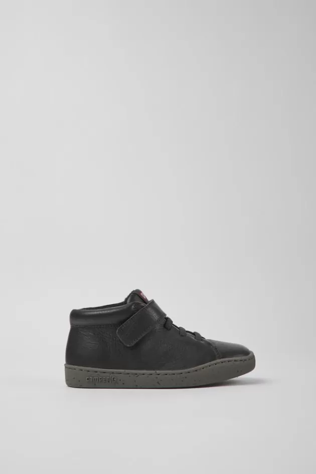 Shop Camper Grijze Leren Kinder-Enkelboots