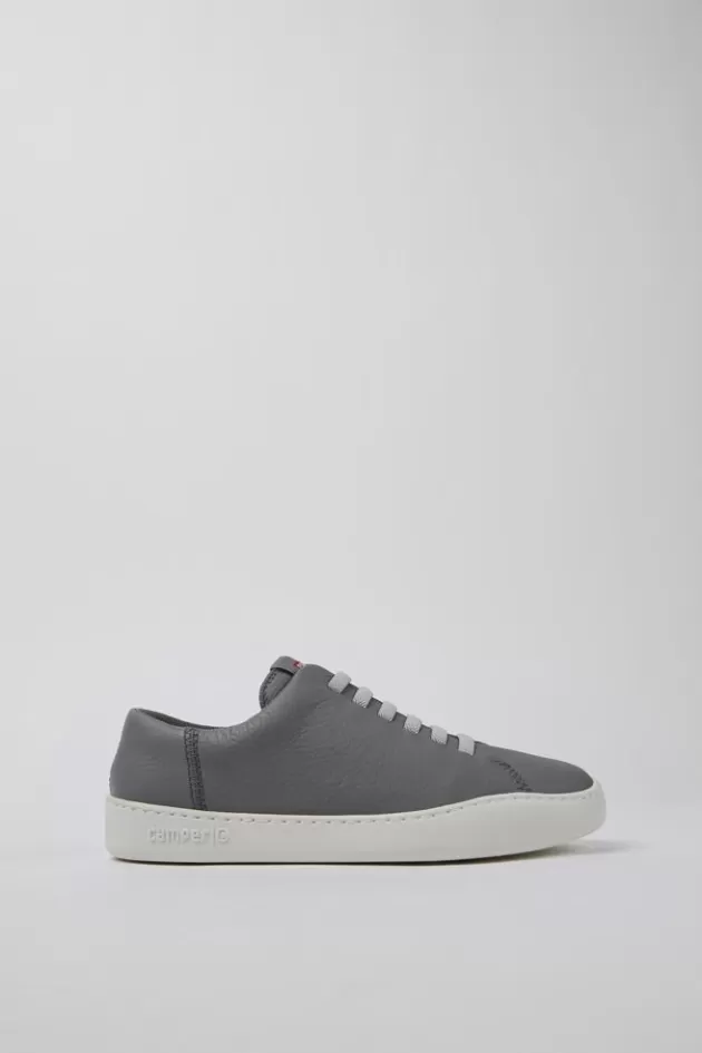 Hot Camper Grijze Leren Sneaker Voor Dames