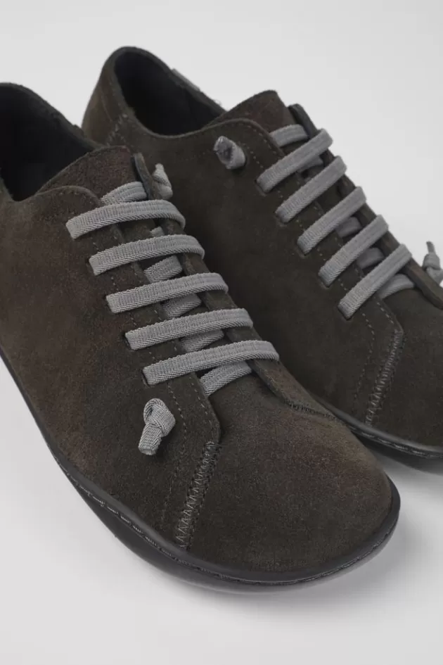 Flash Sale Camper Grijze Nubuck Damesschoenen