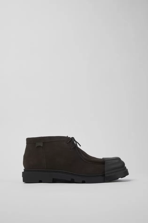 Best Sale Camper Grijze Nubuck Damesschoenen