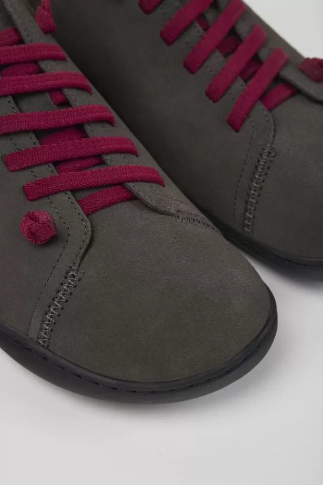 Cheap Camper Grijze Nubuck Herenschoenen
