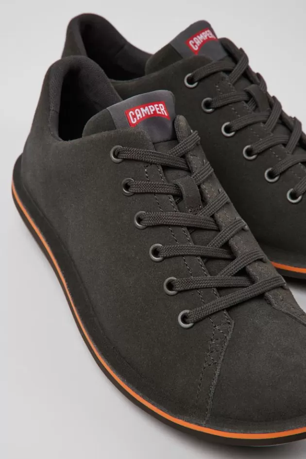 Store Camper Grijze Nubuck Herenschoenen